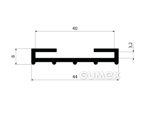 GUMMIPROFILE MIT C-FORM